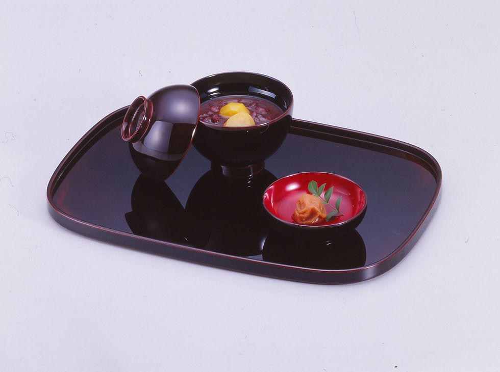 輪島塗 卓上膳 5客 五島屋 未使用品 お正月 千h1390】輪島塗 五島屋