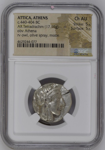 NGC鑑定 ChAU 5/5 5/5 【トップ3位グレード/ダブル5】古代ギリシャ