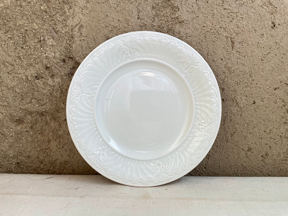 フランス アンティーク モントロー オクトゴナル 24cm 平皿 フランス