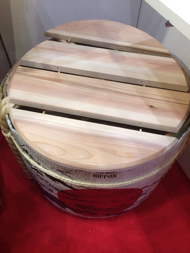 鏡開きセット 酒樽（空樽）＋木槌 沢の鶴 36l詰め上底18l