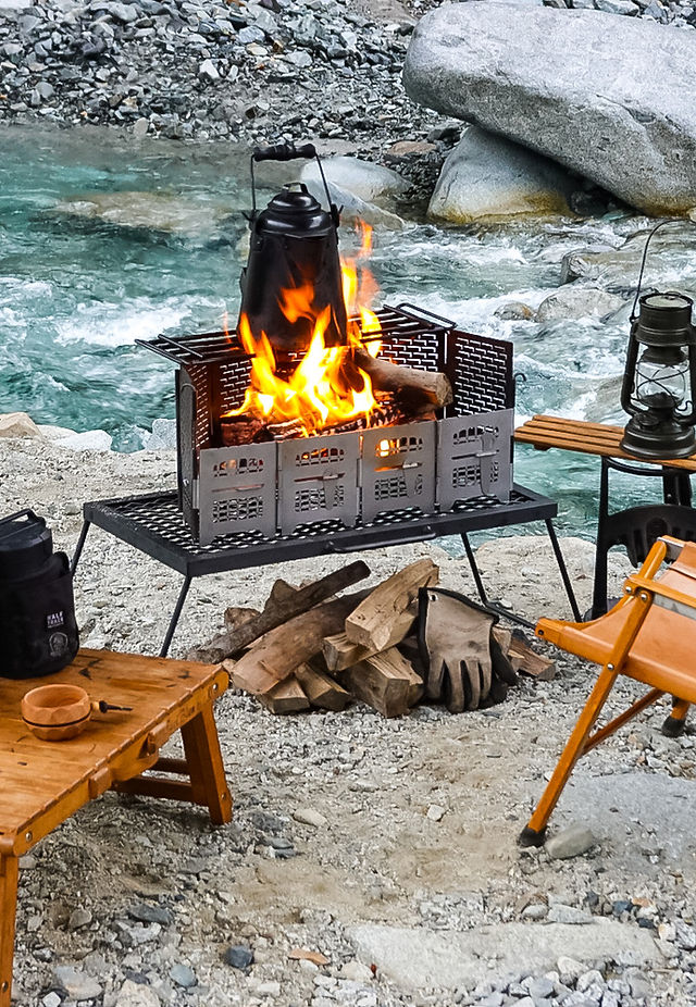 GO OUT サンゾー工務店 アシモクラフツ アイアンテーブル GO OUT