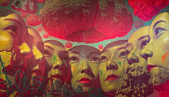 稲垣考二「美顔」1987年作 肉筆 油彩 キャンバス S20号 額装 稲垣考二