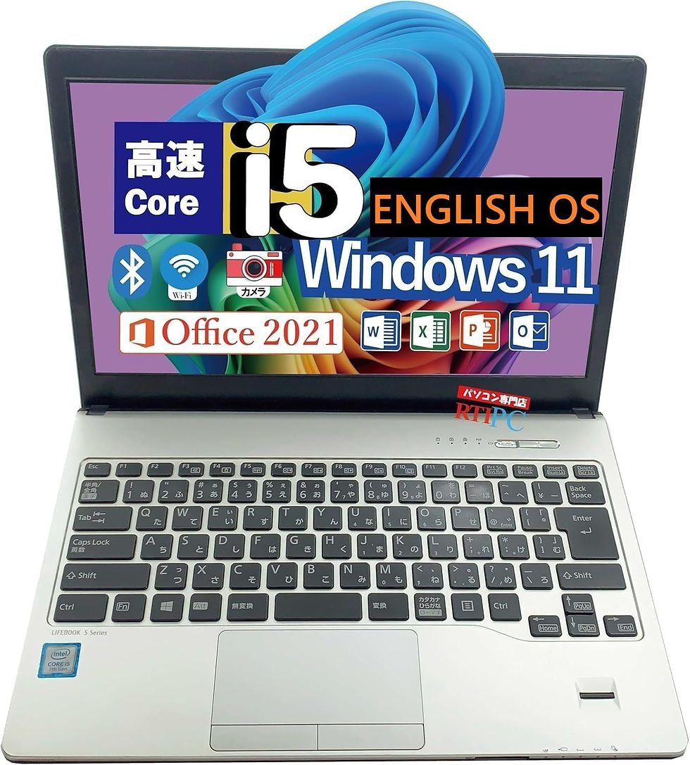 Corei5 第8世代 富士通 15.6型 ノートPC Win11 ストア Office Corei5