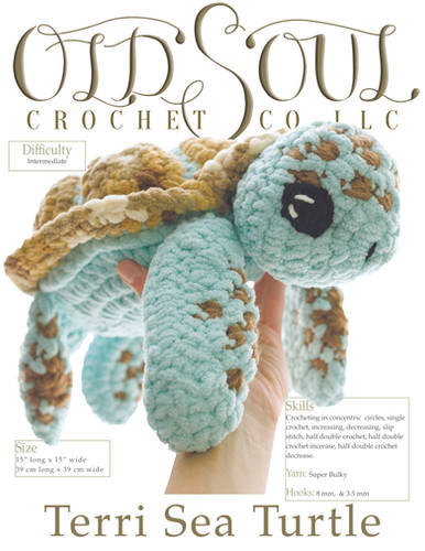 Terri Sea Turtle | Old Soul Crochet Co