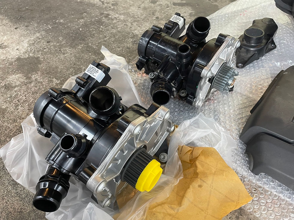 Audi/アウディ/A3/8V/サーモスタット交換/ウォーターポンプ交換