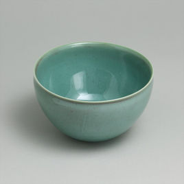 希少作】酒器 川瀬忍 作 翠瓷盃 人気作家 希少】 酒器 川瀬