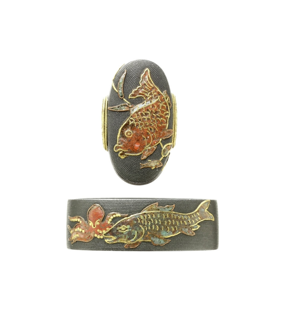 名品 五七桐紋 金象嵌縁雷 銀盃、在銘有 名品 五七桐紋 金象嵌縁雷