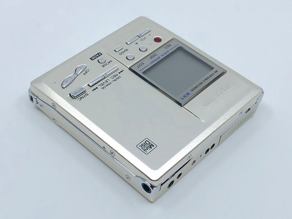 SHARP MD-MS100 MDポータブルレコーダー MDプレーヤー レトロ SHARP MD