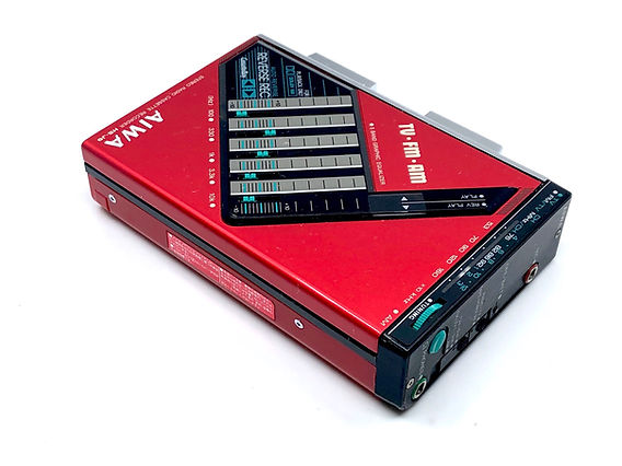 Aiwa HS-J9 Red Portable Cassette Player