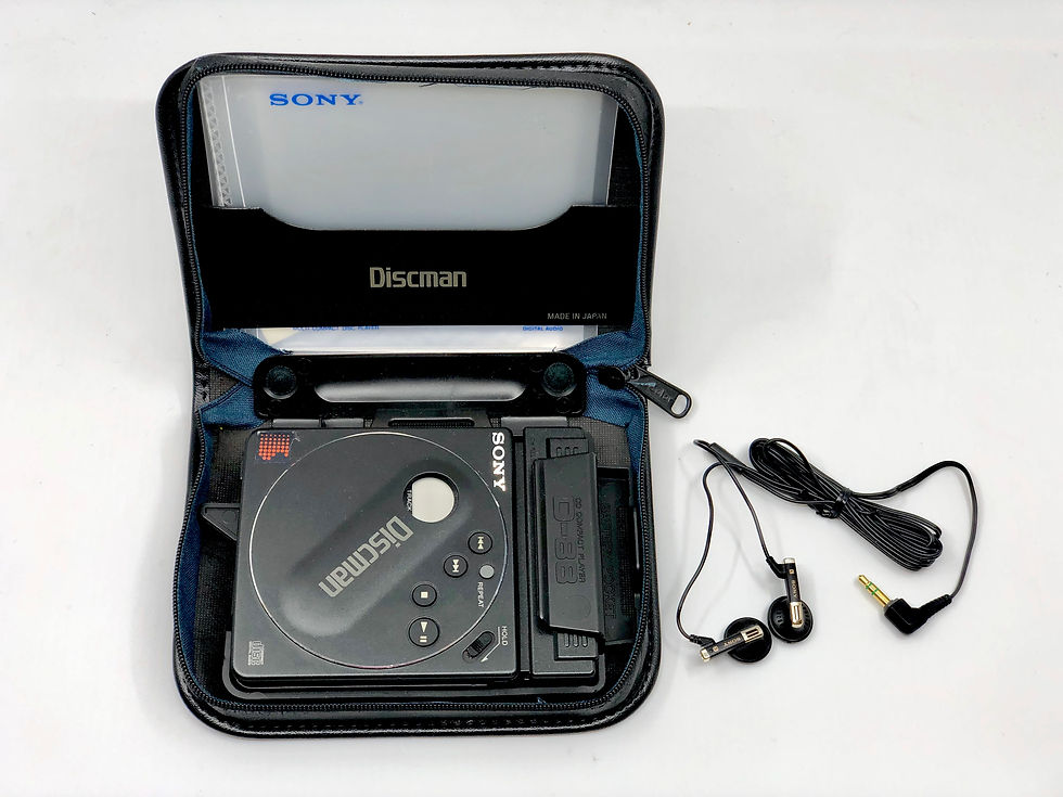 SONY D-88 Discman ポータブルCDプレーヤー 1988年、ソニーはD-88