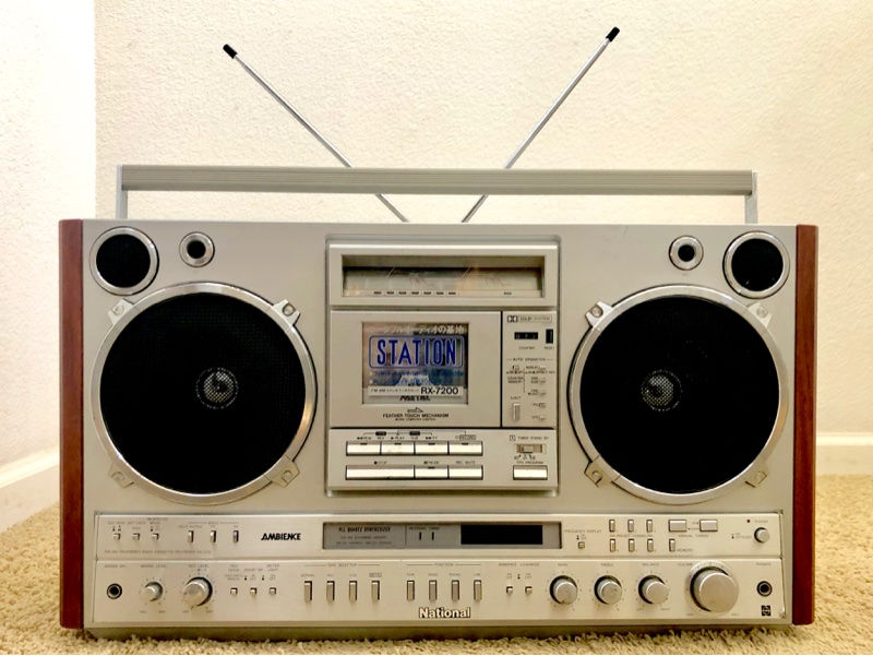 National RX-7200 boombox