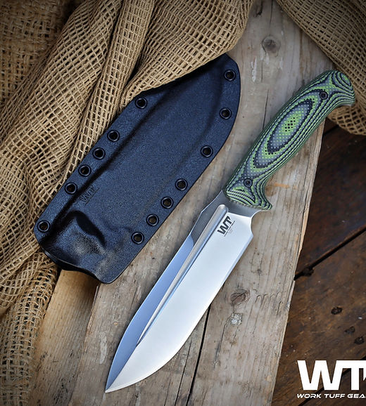 Elbrus Gen 2-Satin (Bohler K329)-Zombie Green Gator Grip | Work