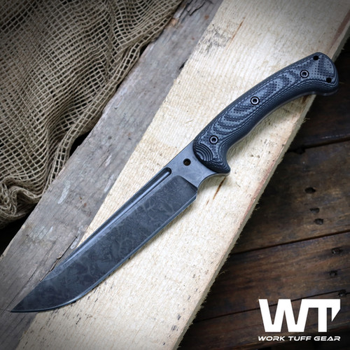 Carnivore (Gen 2)- SK85 steel / APO Finish /Gator Grip | Work Tuff