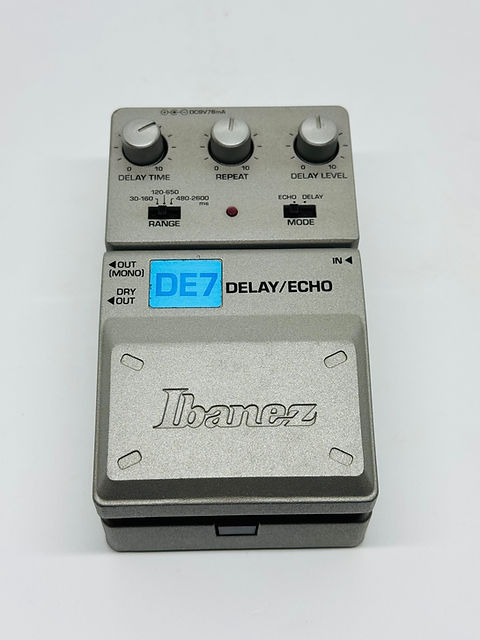 廃盤希少】 ギターエフェクター ディレイ Ibanez DE7 廃盤希少