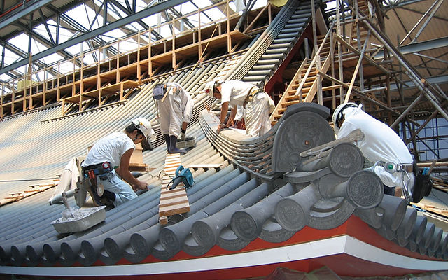 奈良県生駒市 瓦葺き 文化財 社寺 南都平瓦 山本瓦工業株式会社