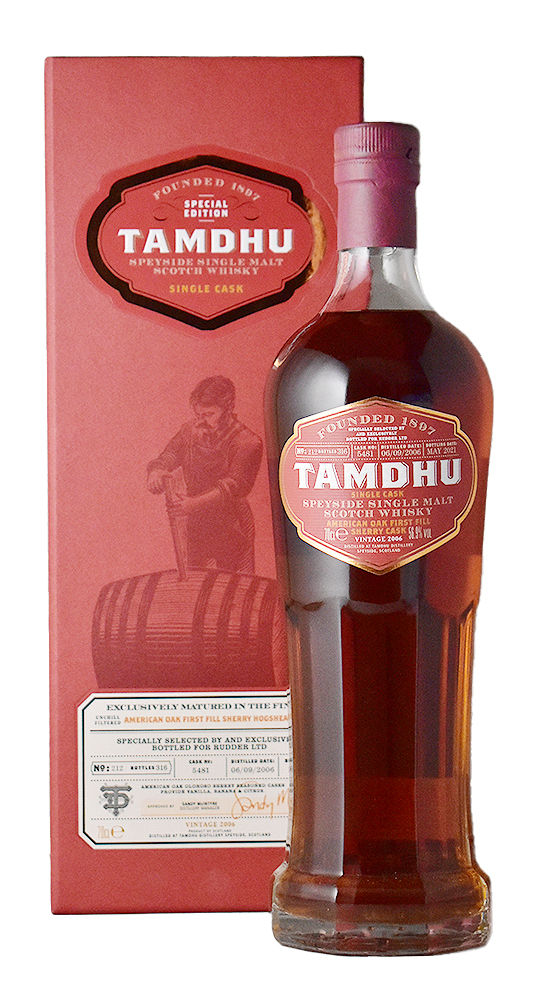タムデュー 2006-2021 シングルカスク FOR RUDDER 【公式通販】