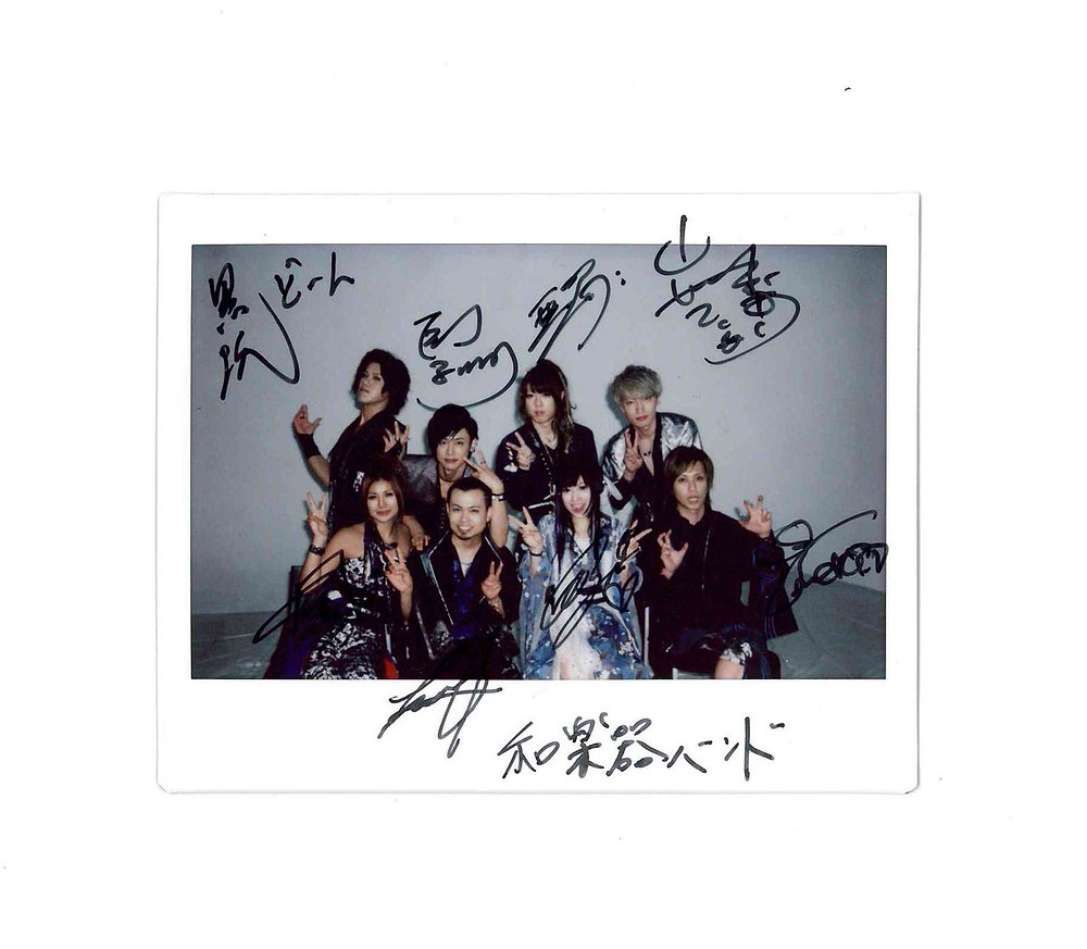 136、和楽器バンド非売品直筆サイン入りカード 【公式通販】