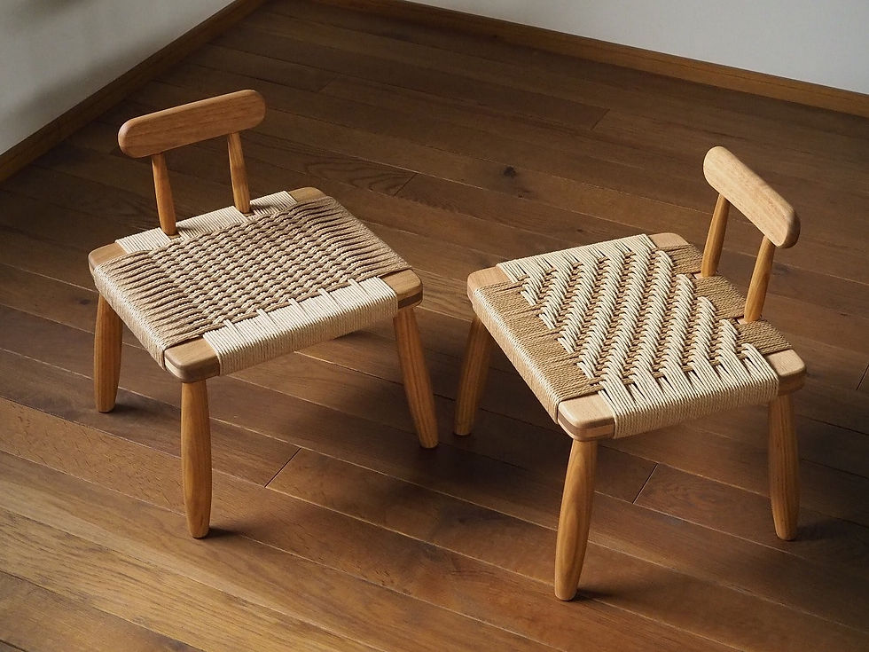 ペーパーコードの座椅子 C-15