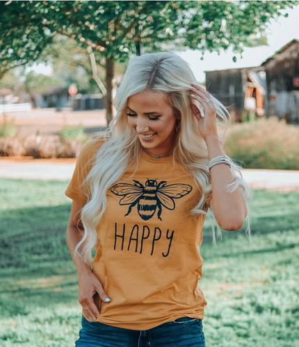 Bee Happy T-Shirt (Unisex)c