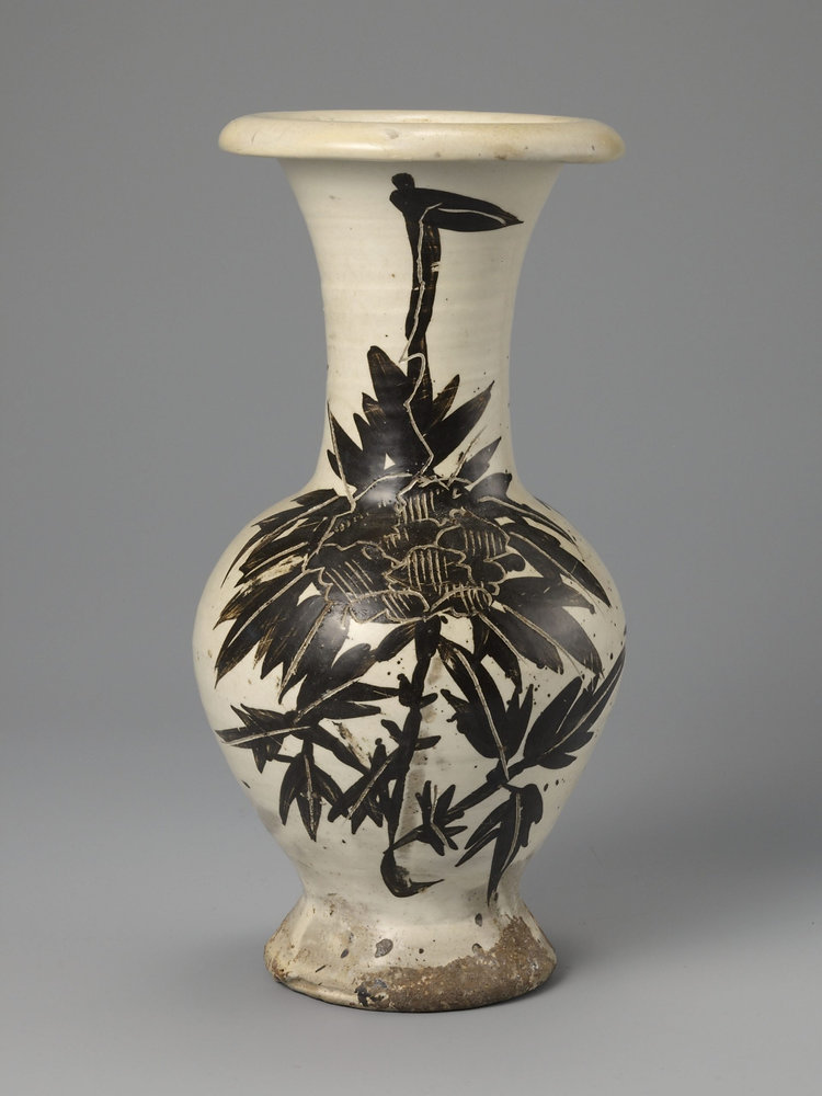 韓国人気作家 趙宗 作 陽刻浮彫 雲龍文様 青磁 高40.8cm 梅瓶 大壺