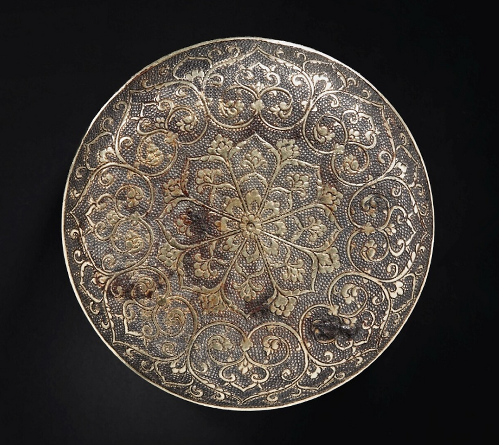 北京工芸品公司 銀製伝統雲龍紋唐獅子摘酒器 288gram高110長175mm 北京