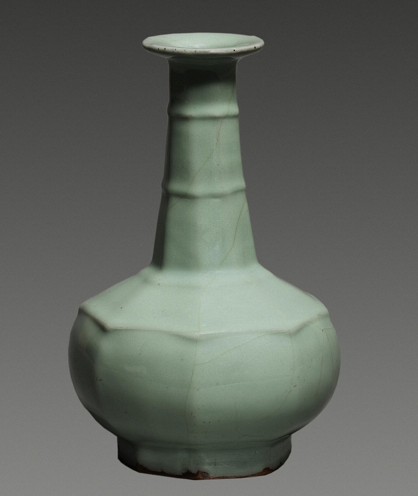 宋代筆記vol.86 南宋官窯青磁八方瓶，清宮舊藏、仇焱之、安宅英以