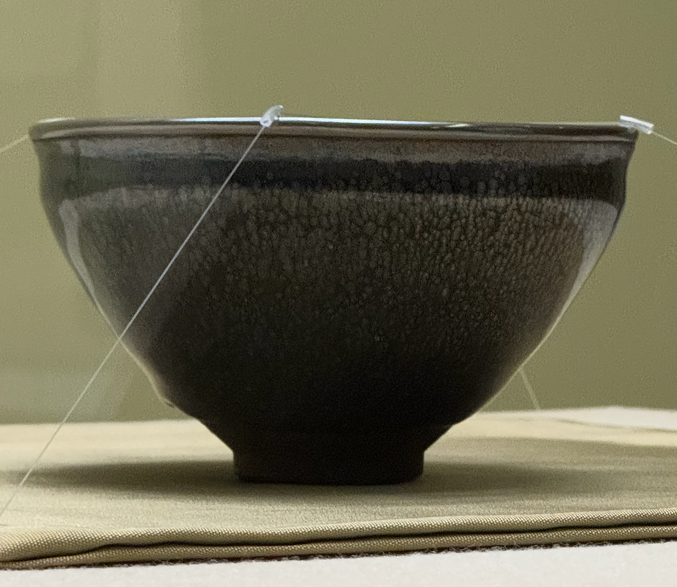 久田重義 油滴天目茶碗 共箱 茶道具 久田重義 油滴天目茶碗 共箱