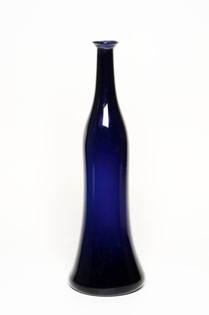 江戸ガラス幕末期鉛ガラス徳利完品