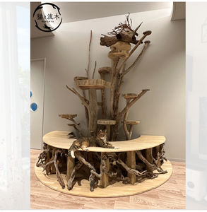 猫と流木ねこりゅうのキャットタワーは完全オーダーメイド｜キャット