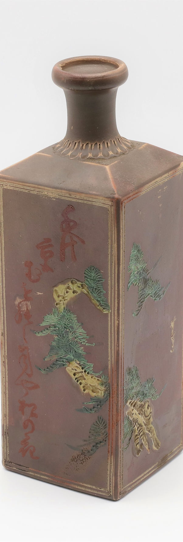 e990 備前焼 六角徳利 酒器 徳利 古美術 骨董品