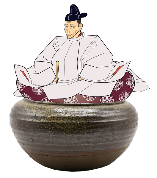 古備前桐紋水指茶道具