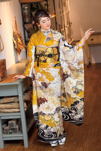 新作新品正絹振袖オーダー仕立フルセット