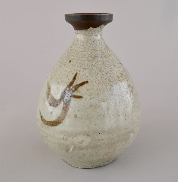 朝鮮古美術 18世紀頃 李朝時代 李朝 白磁 徳利 白磁壺 酒