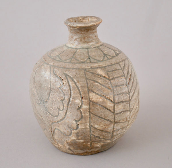 李朝 柘榴図柄 大壺 李朝中期 李朝 柘榴図柄 大壺 李