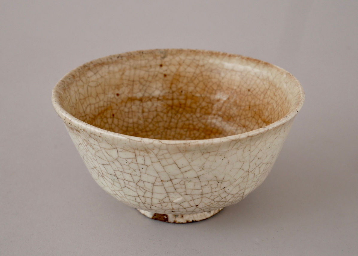 ☆ 清水卯一 蓬莱花茶碗 存在感ある一品です☆x449 x204 ☆