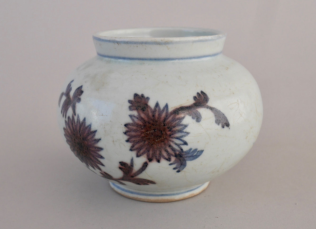 壷□古い耳付き船壷 丸壺 茶壷 古玩 古美術 時代物 骨董品□