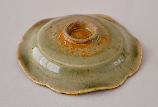 骨董 南部鉄瓶 急須 山と寺院境内 アンティークリネン ボビンレース編