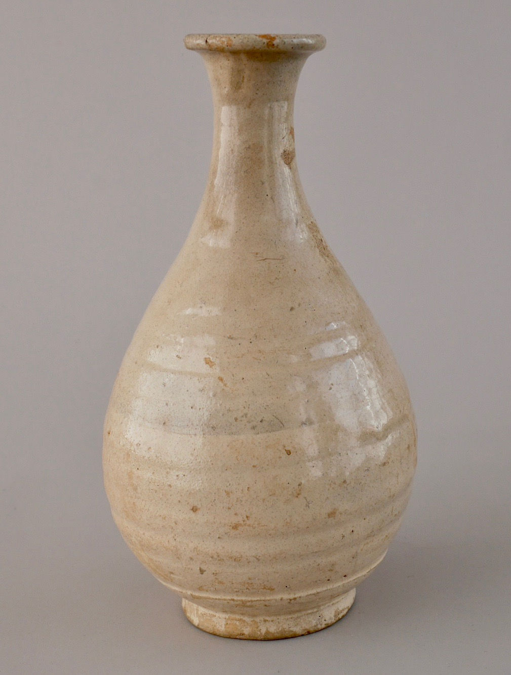 李朝 井戸釉朝鮮徳利 花瓶 古美術 李朝 井戸釉朝鮮徳利 花瓶