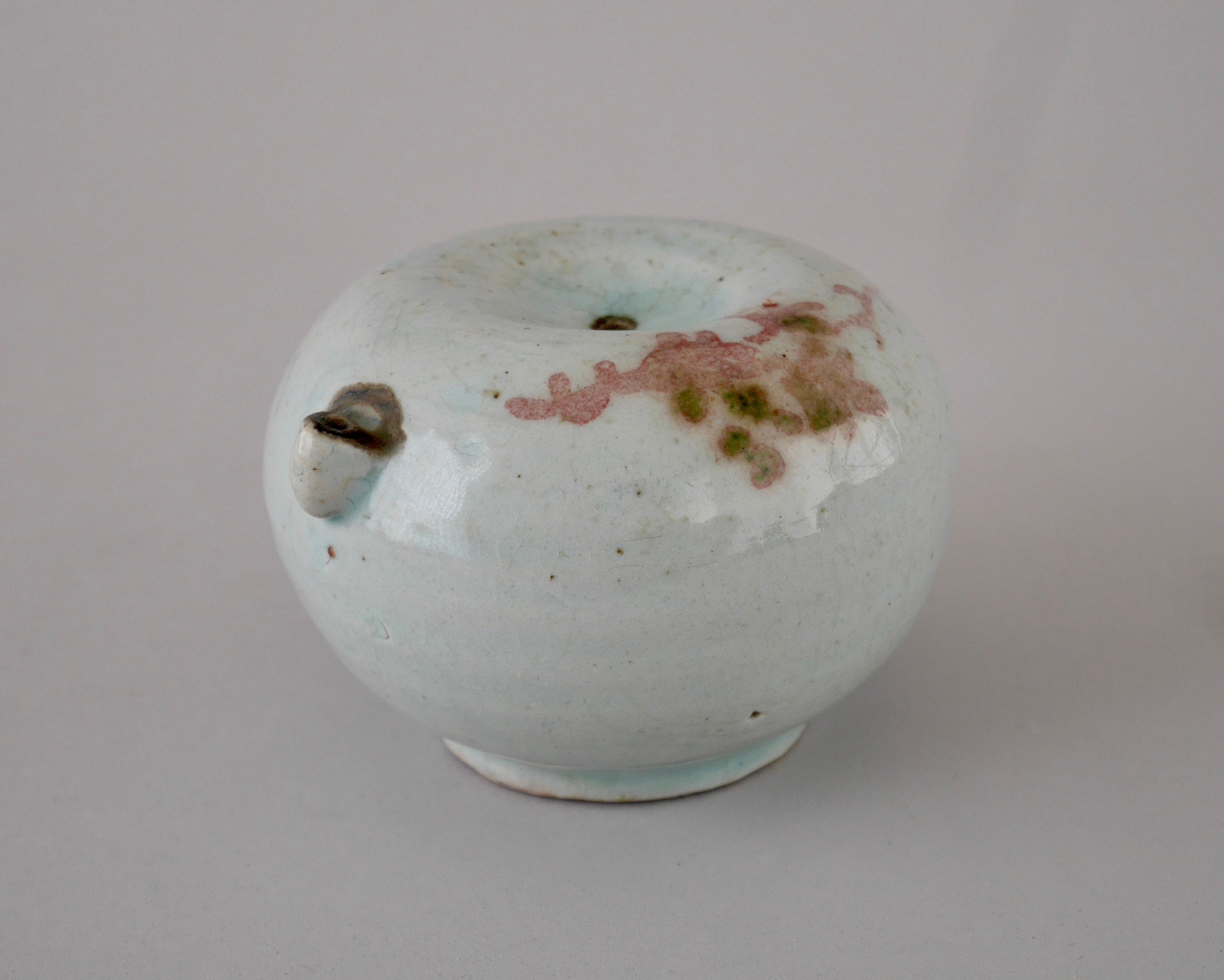 李朝水注 Korean Lee Dynasty White Glazed Jar 李朝白磁壺 | Dai Ichi