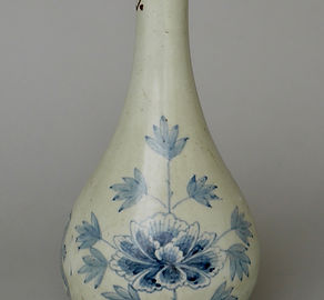 朝鮮美術 李朝 高麗青磁 碗口瓶 時代箱付 V R8416B 朝鮮美術 李朝 高麗