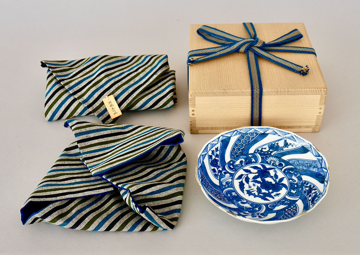 中国美術 内花紋 碗 φ17cm(K-LC484) 中国美術 内花紋 碗 φ17cm(K-LC484