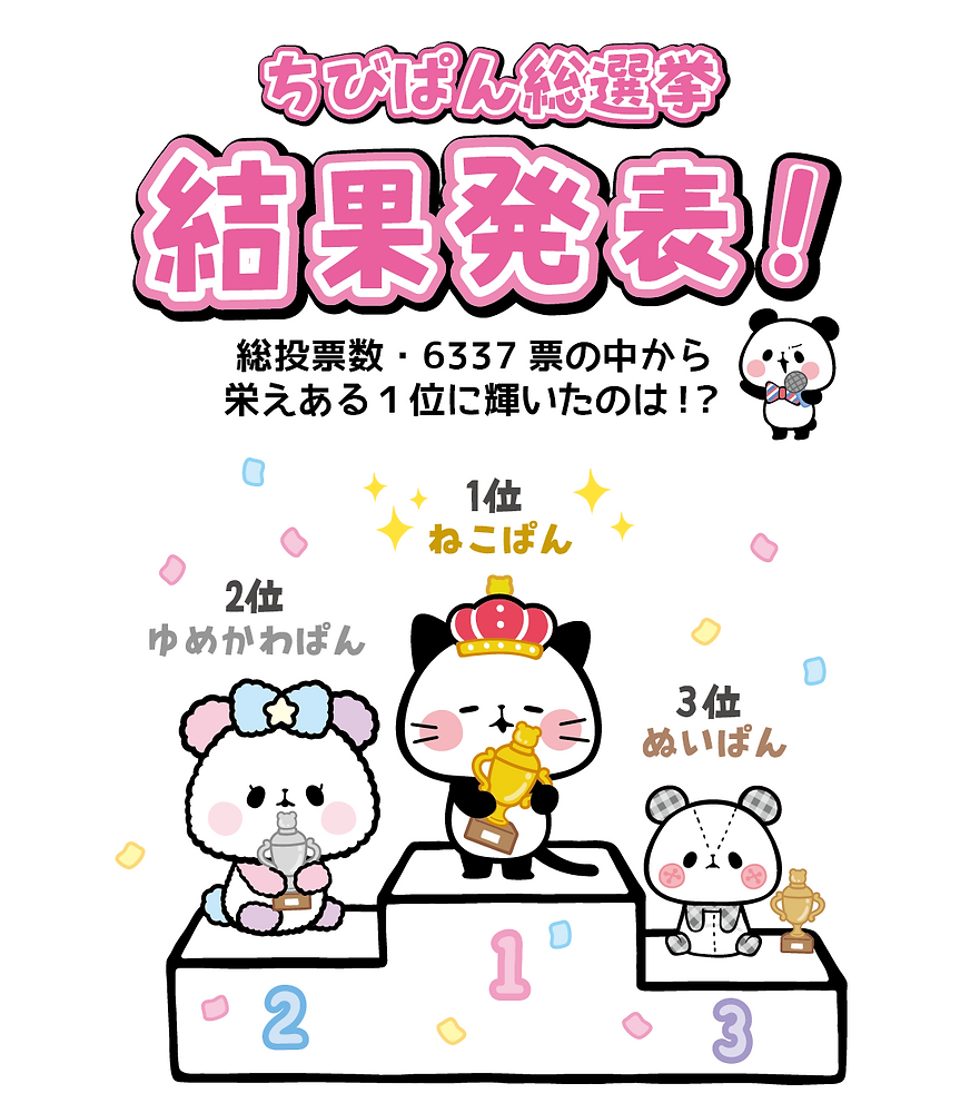 ちびぱん総選挙 結果発表!!