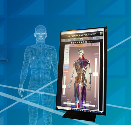 半額以下に割引姿勢分析カメラ3D 姿勢分析 Peek a body