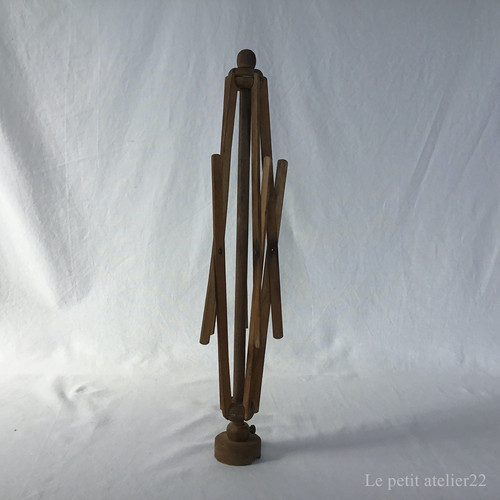 フランス アンティーク 糸巻き かせくり器 羽5本 木製 45.8 cm | Le