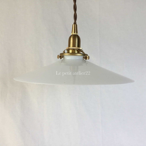 20年代 フランス アンティーク オパリンミルクガラスのお花アトリエ