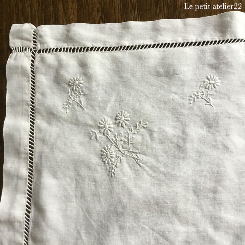 フランスアンティーク・クッションカバー 