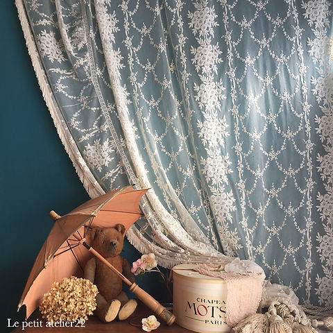 フランスアンティーク カーテン