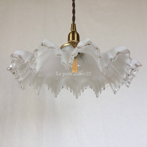 専用 ミニシャンデリア 1930年 フランス アンティーク シェード 専用