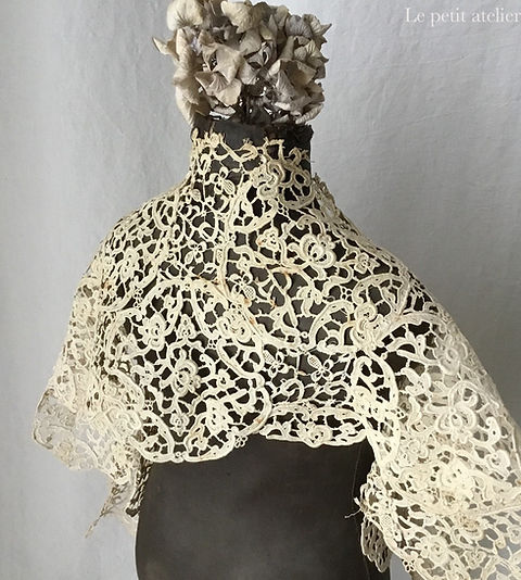 レース付け襟 アンティークショップ アンティークフランス ピケド