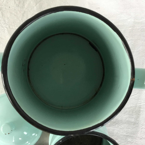 フランス アンティーク ホーロー カフェティエール コーヒーポット